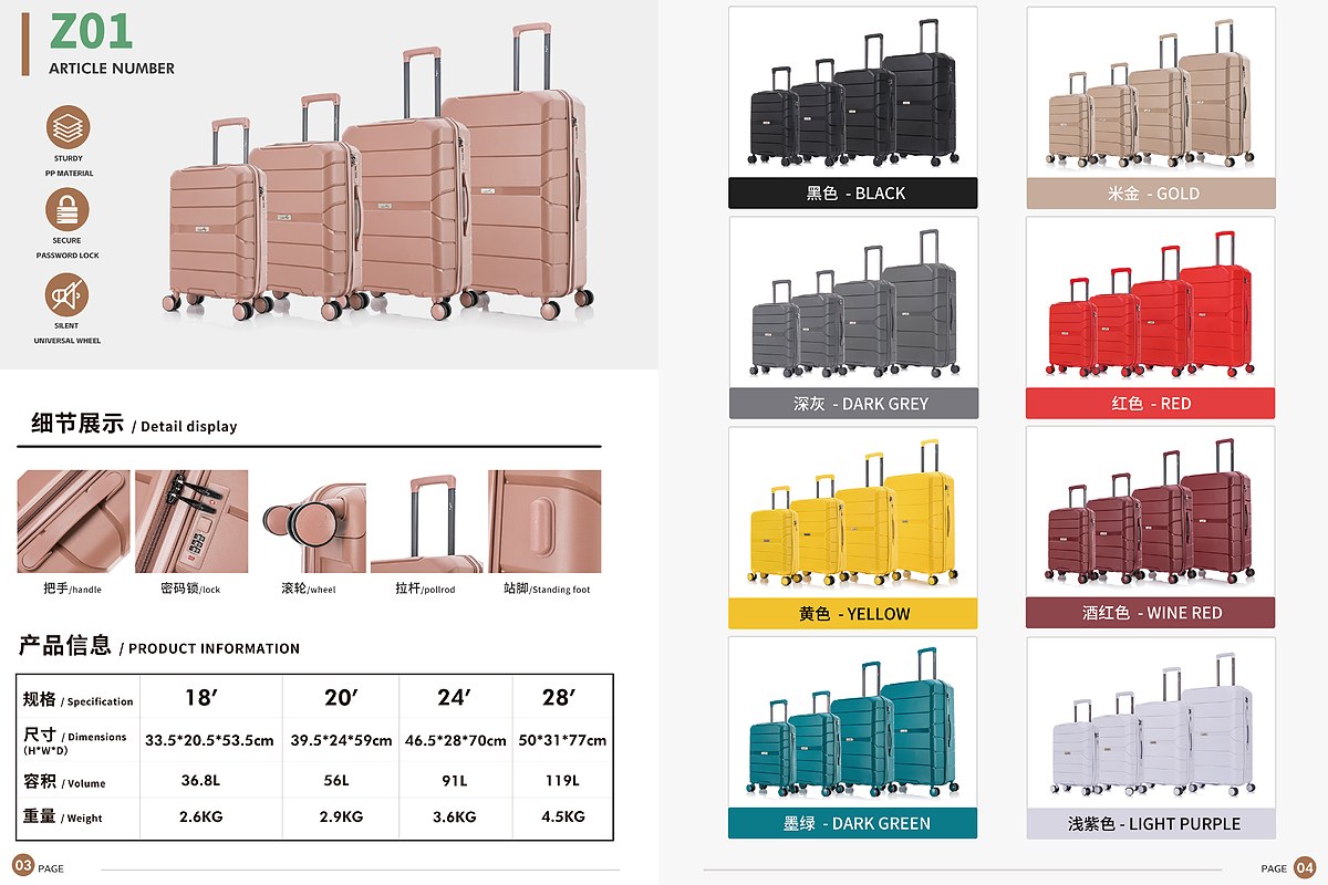 Aluminum Travel Case Set