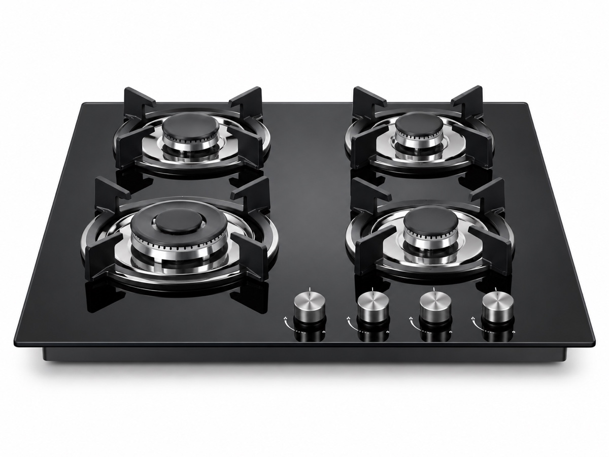 Tempered Glass Gas Hob
